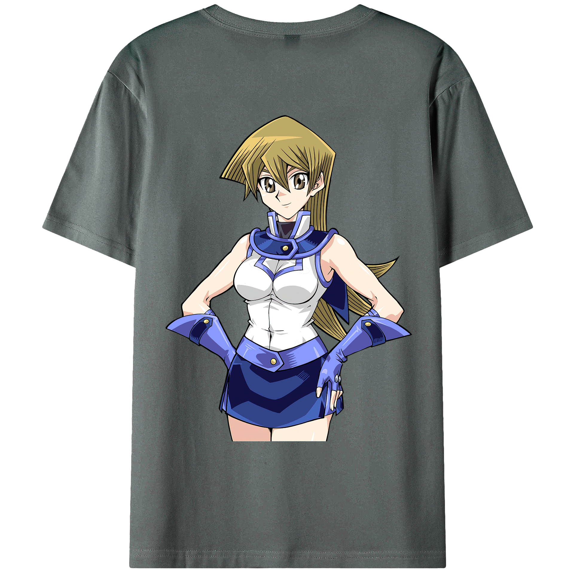 （画像用） 遊☆戯☆王 Yu-Gi-Oh! 綿100％ メンズ半袖Tシャツ（バックプリント） 通気性